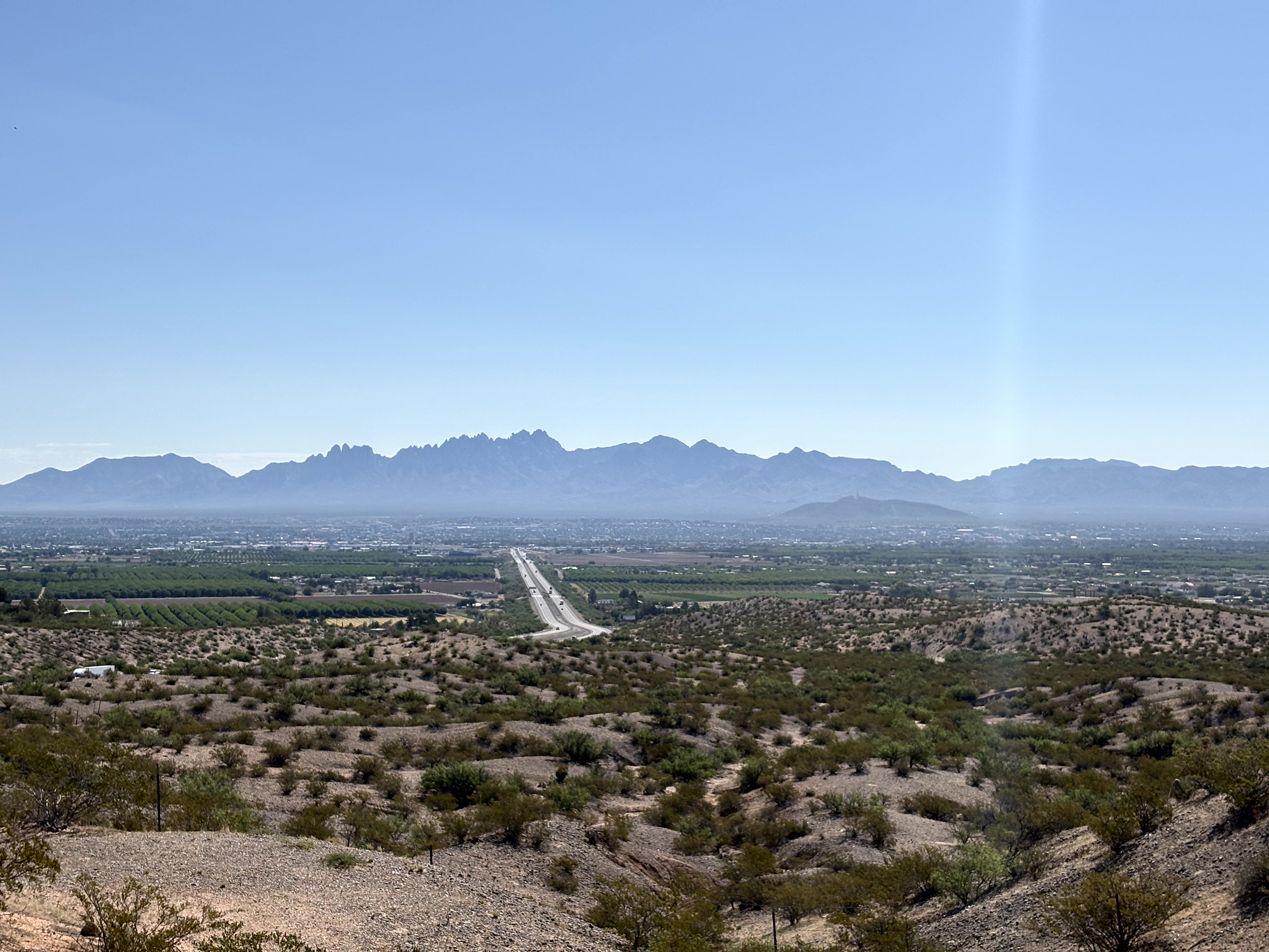 Scenic view of Las Cruces