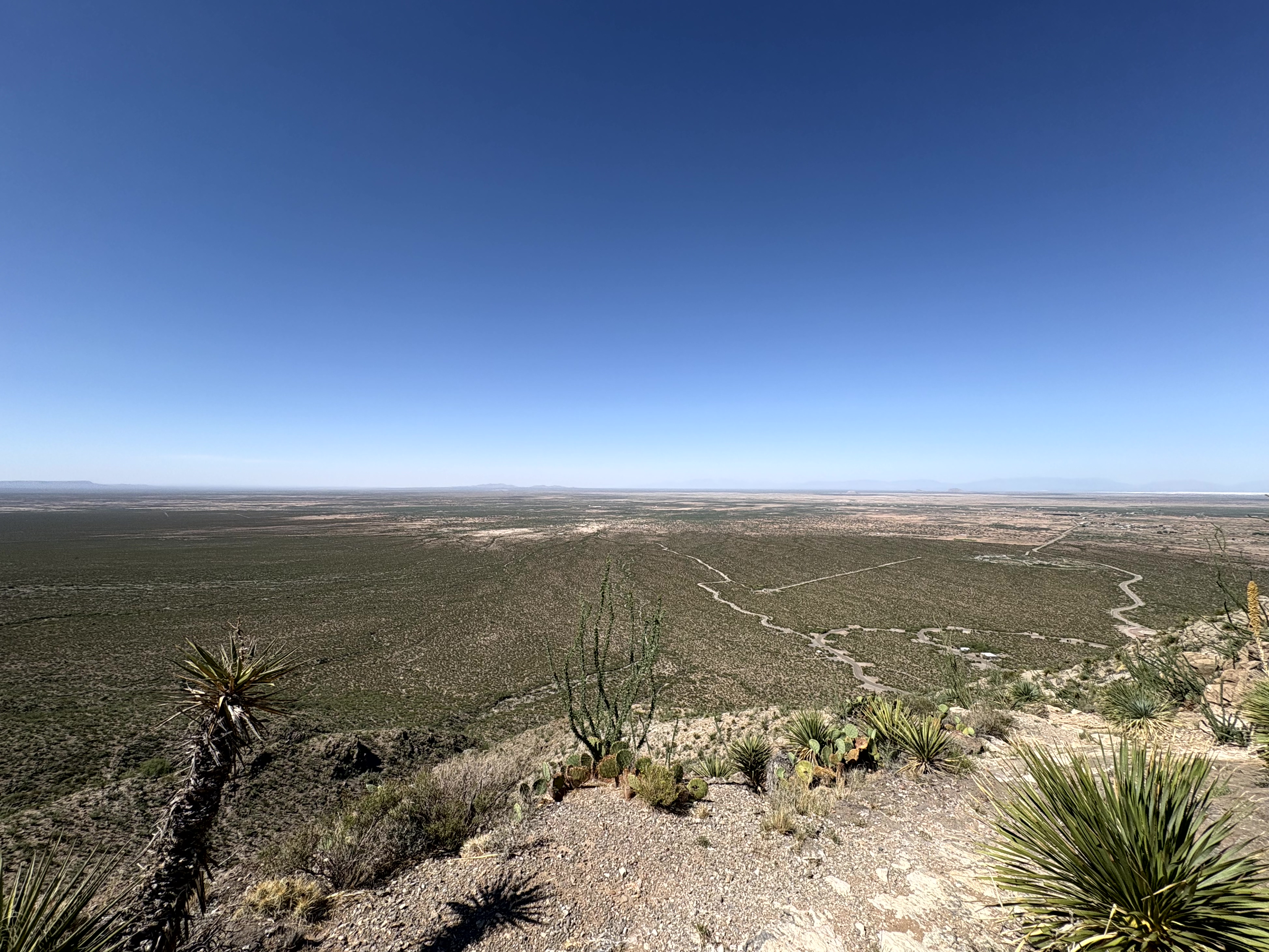The Sandia Mountains rising above Albuquerque