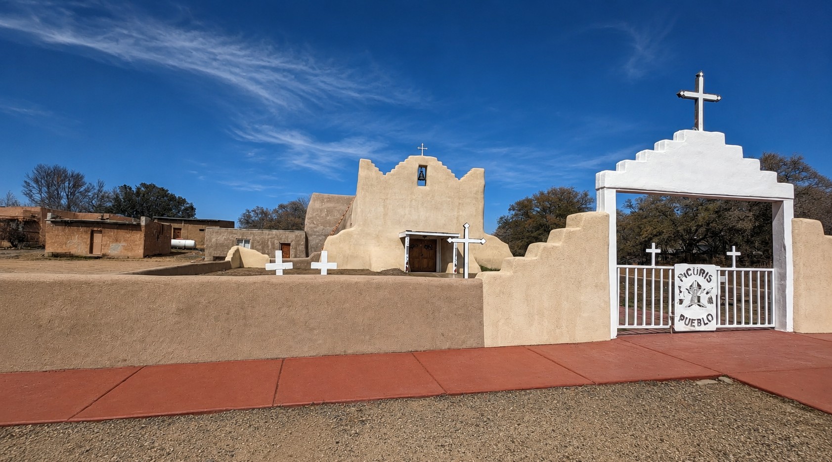 Scenic view of Picuris Pueblo