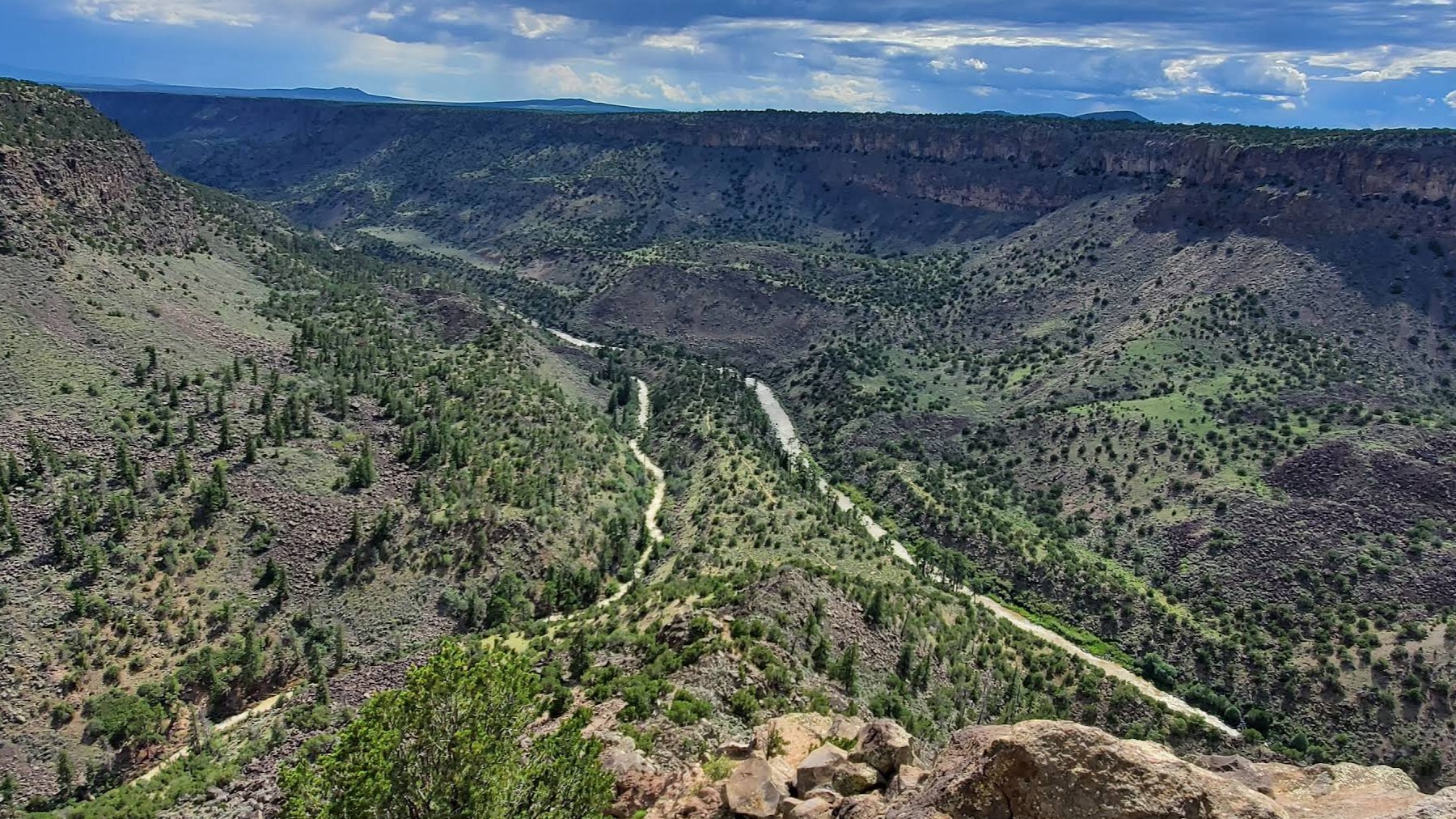 La Junta Point overlook at Wild Rivers Recreation Area