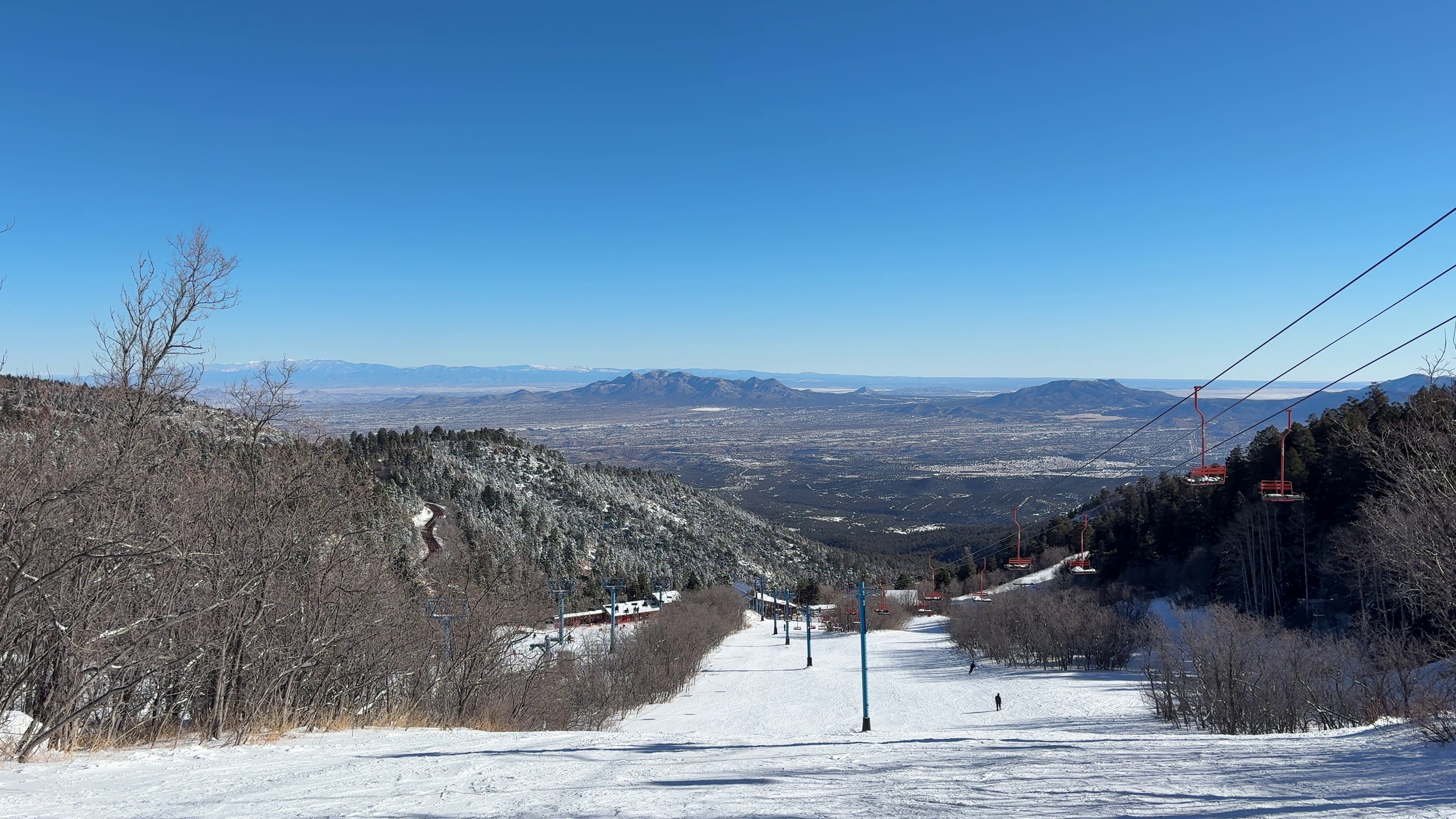 Scenic view of Sandia Peak Ski Area