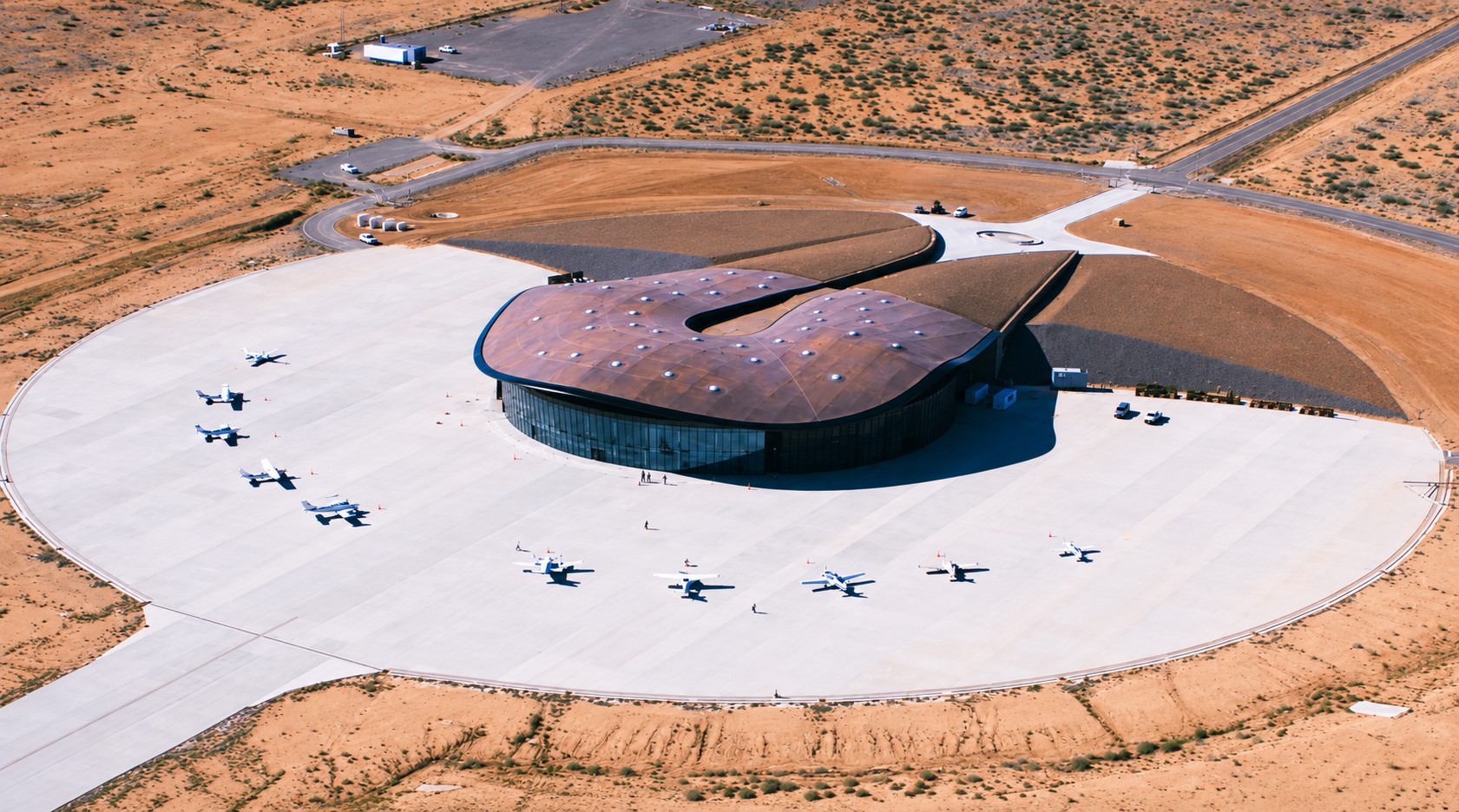 Scenic view of Spaceport America