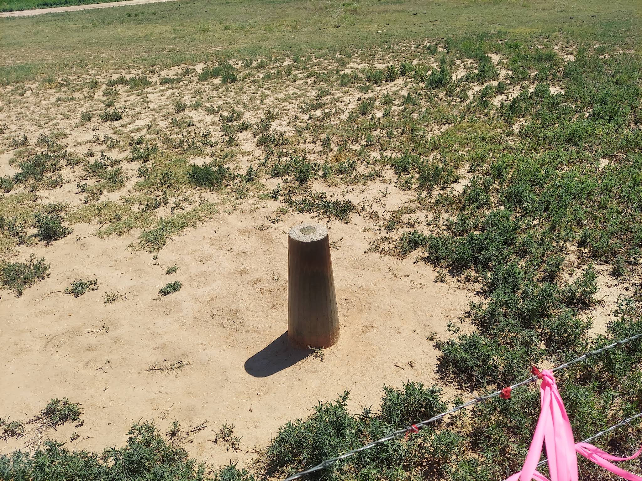 Scenic view of Tri-State "Monument"