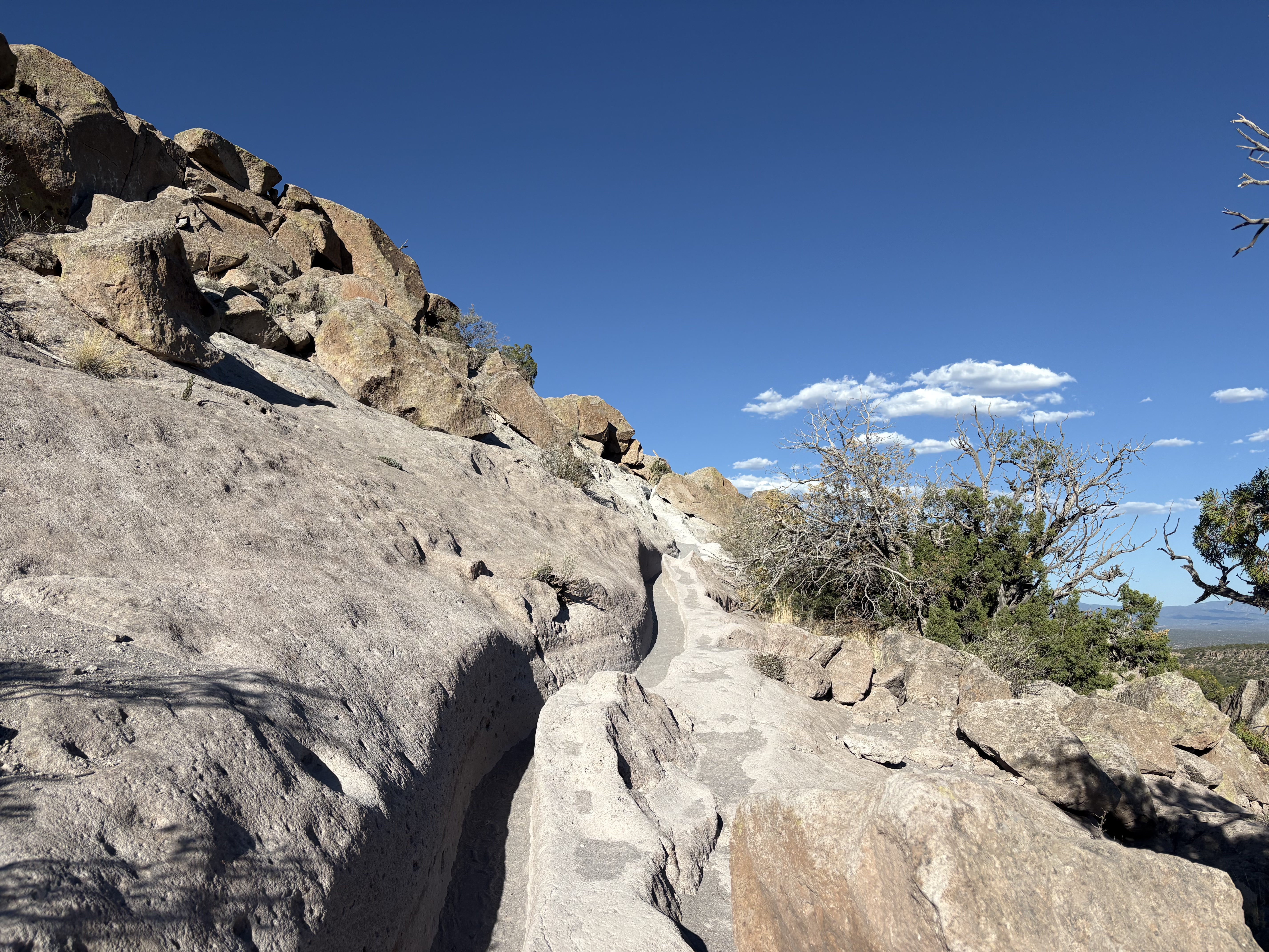 Scenic view of Tsankawi Prehistoric Site