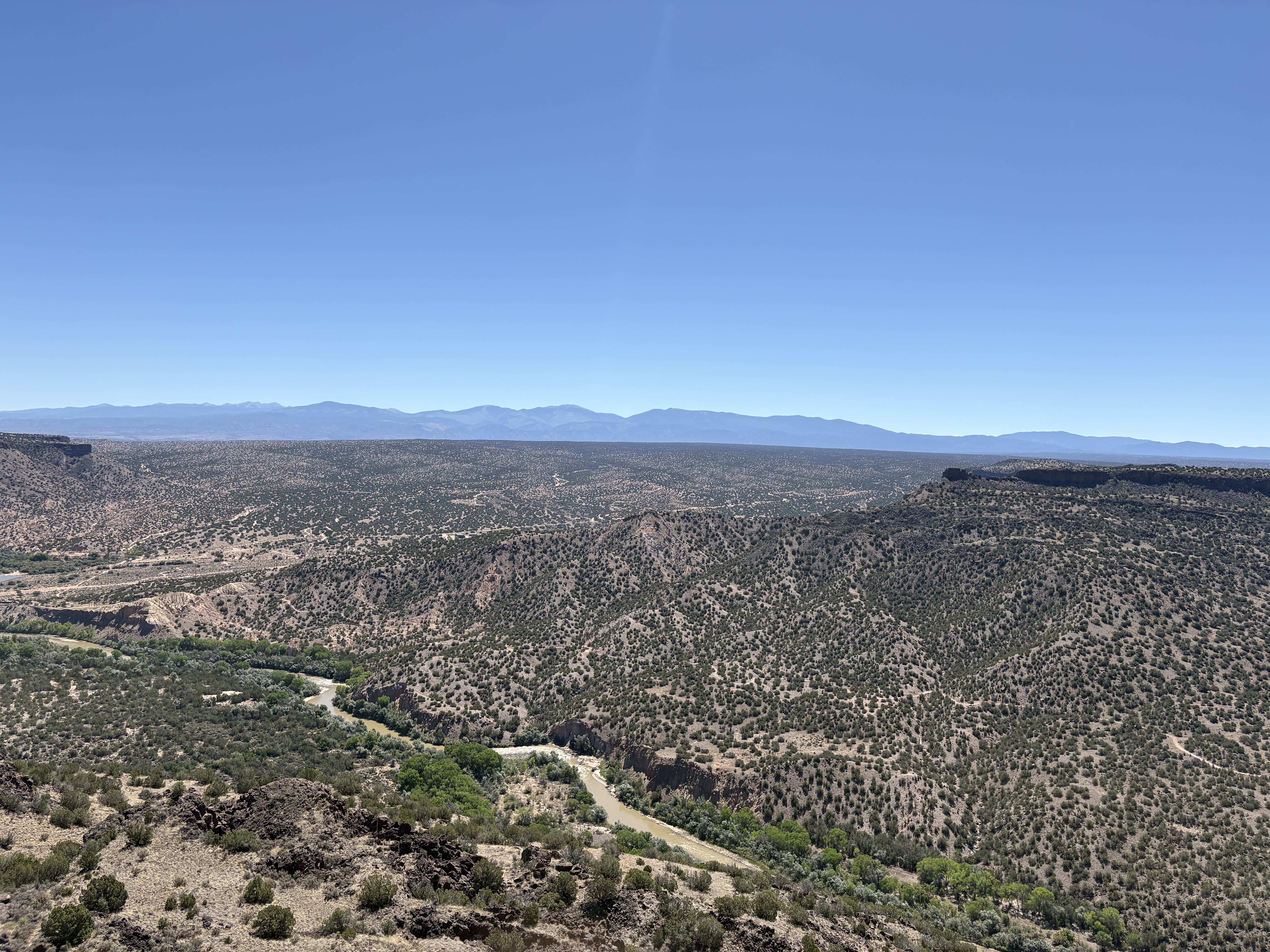 Scenic view of White Rock Overlook